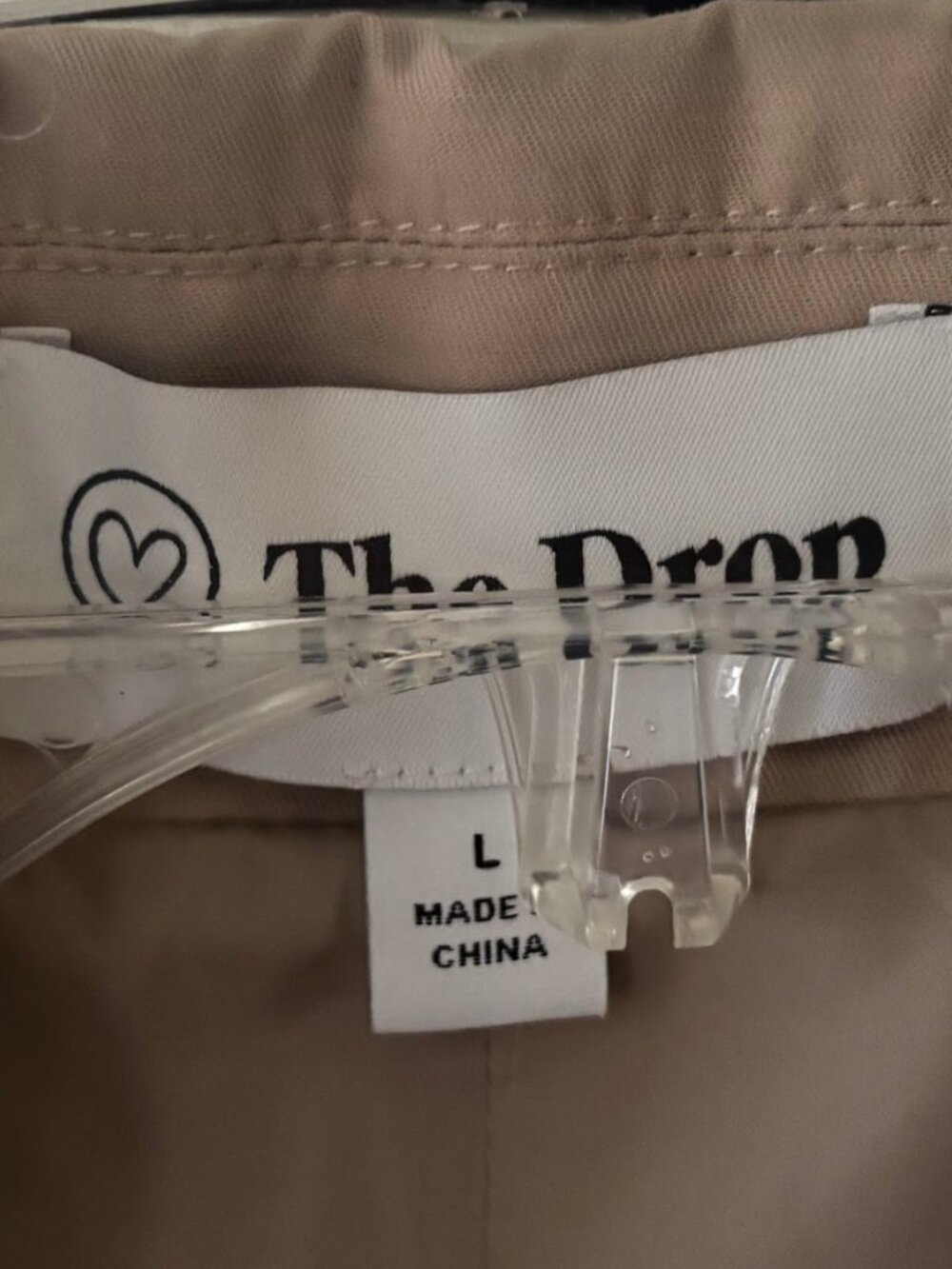 NWOT! The Drop 'Noa' Beige Trench Coat - Picture 6 of 9